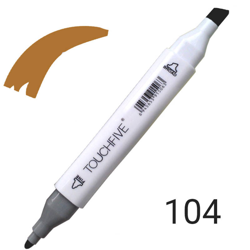 

Маркер двосторонній TouchFive №104 Brown Grey (Коричнево-сірий) (TF2209-104)