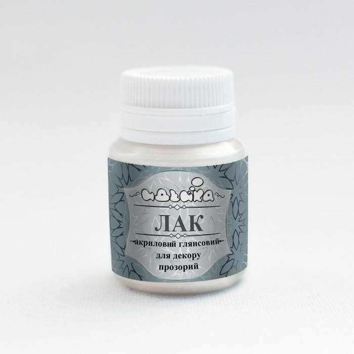 

Лак для картин акриловий глянсовий, 20 мл //