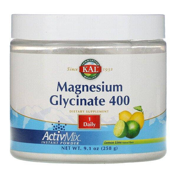 

Магний глицинат, Magnesium Glycinate, KAL, 400 мг, 315 г (CAL-82758)