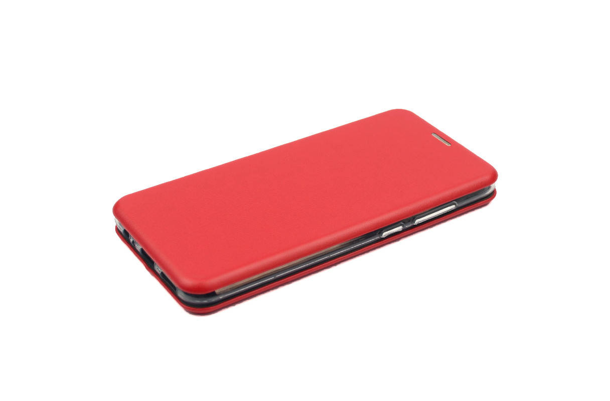 

Чехол книжка Level для Xiaomi Redmi Note 9 Экокожа Красный