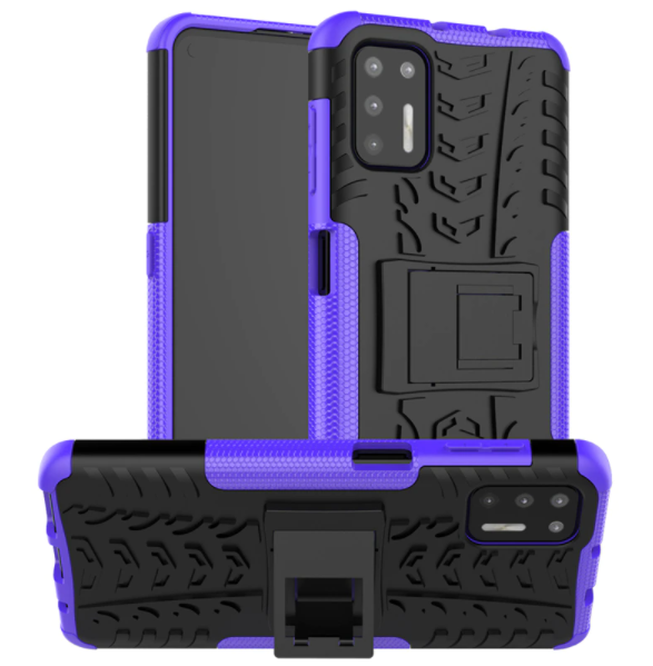 

PC + TPU чехол Armor на Motorola G9 Plus (8 цветов) фиолетовый