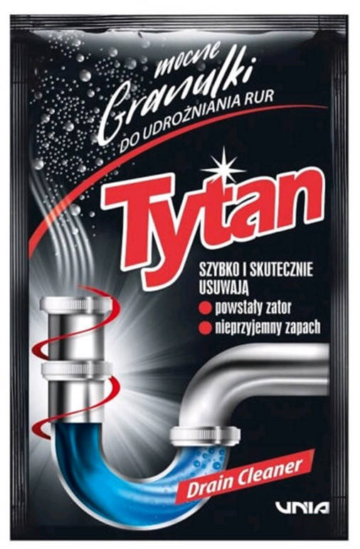 

Гранулы для прочистки труб Tytan 40г