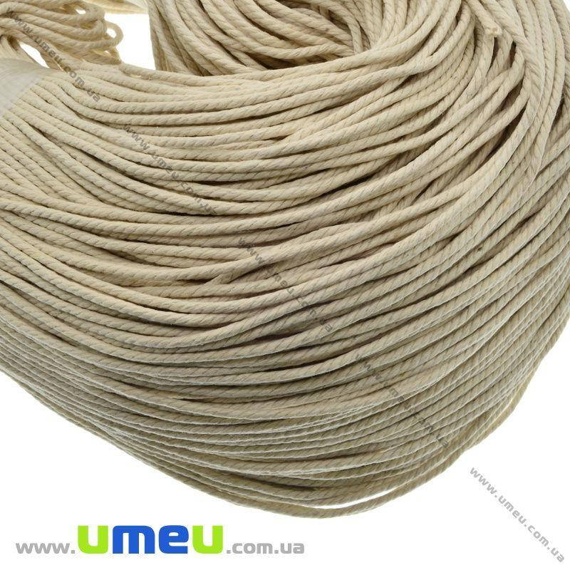 

Вощеный шнур (коттон), 3 мм, Бежевый, 1 м (LEN-021811)