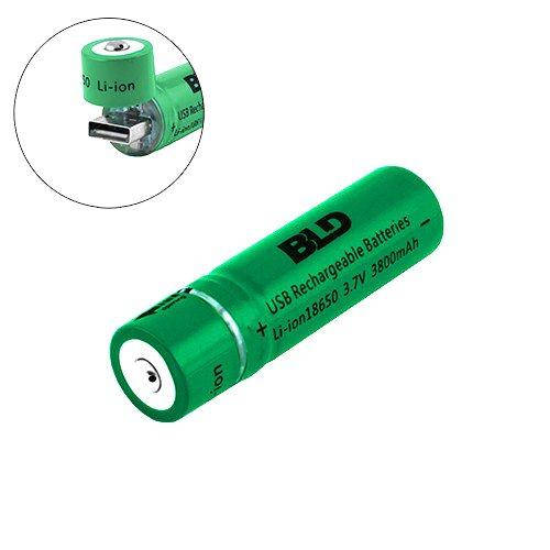 

Аккумулятор BLD Pro 18650 3800 mAh 3.7V с USB зарядкой