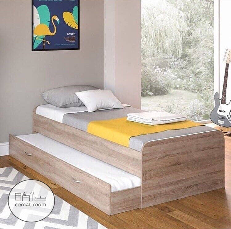 

Кровать двухспальная двухярусная I-030