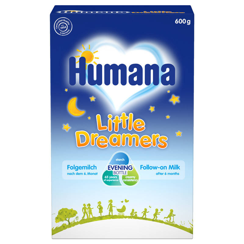 

Humana Сухая молочная смесь «Сладкие сны» для детей от 6 мес, 600гр