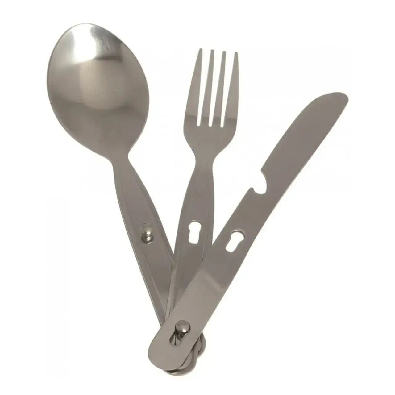 

Mil-Tec Набір столових приладів, 3 предмета 14622700, Светло-серый