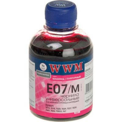 

Чернила WWM Epson Stylus Universal, Magenta, 200 г (E07/M)