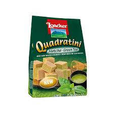 

Loacker Quadratin Premium Matcha вафельное печенье с зеленым чаем, 220 г