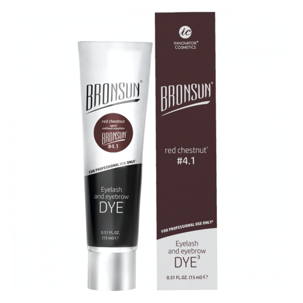 

Краска для бровей и ресниц BRONSUN "Red chestnut №4.1" медный каштан