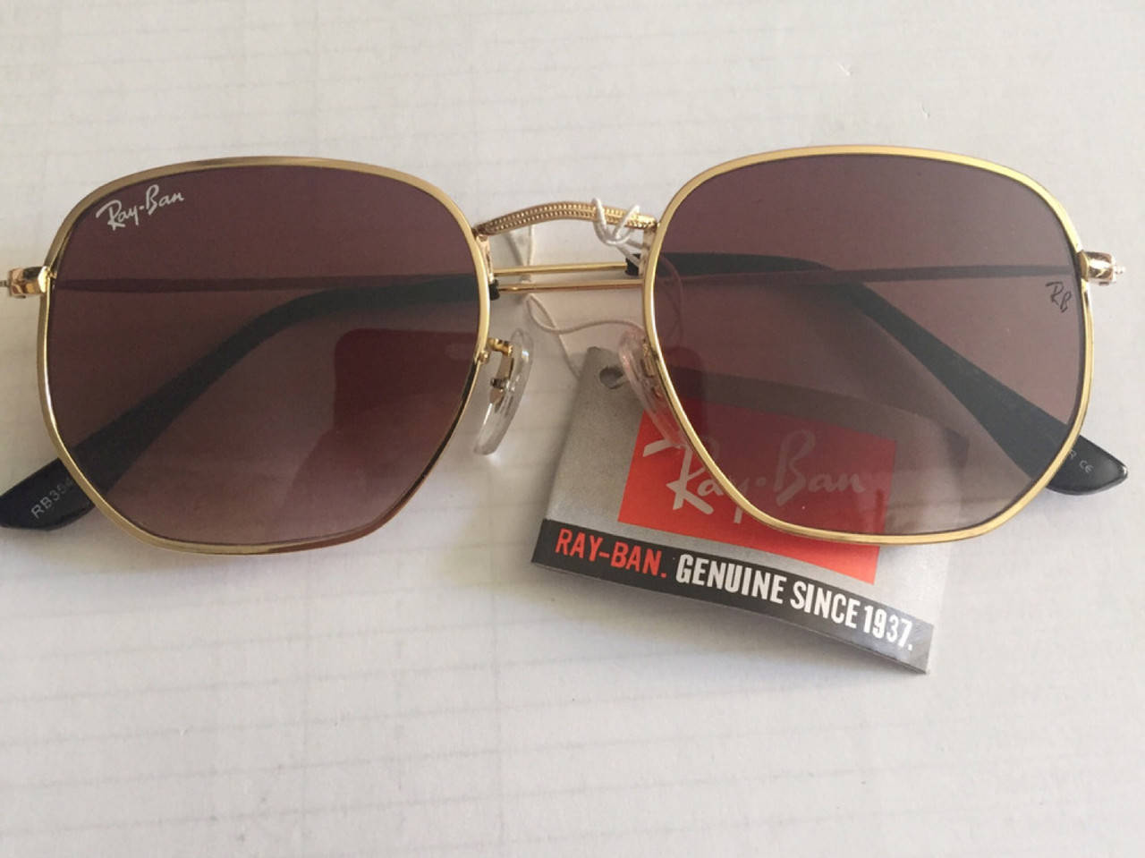 

Солнцезащитные очки Ray Ban 3548 C112/19, Золотистый