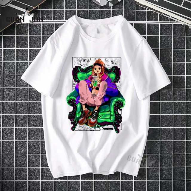 

Футболка белая LOYS One-Piece Luffy Харадзюку