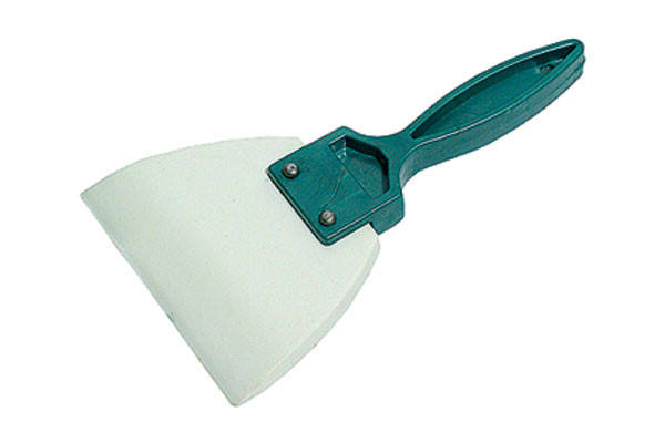 

Шпатель резиновый белый с ручкой 90 мм