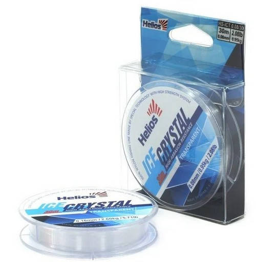 

Леска Helios ICE CRYSTAL Nylon Transparent 0,06mm/30м