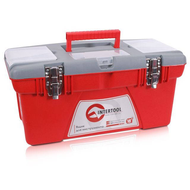 

Скринька для інструментів з металевими замками INTERTOOL BX-0518