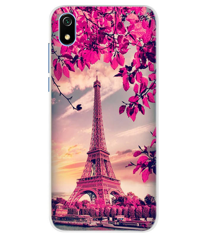 

Чехол Print для Xiaomi Redmi 7A силиконовый бампер Paris in Flowers