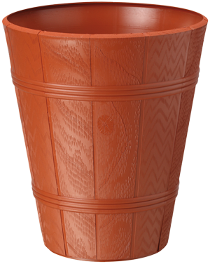 

Горшок для цветов Дерево ПАЛЬМА-3 терракот 15 л (0911-010)