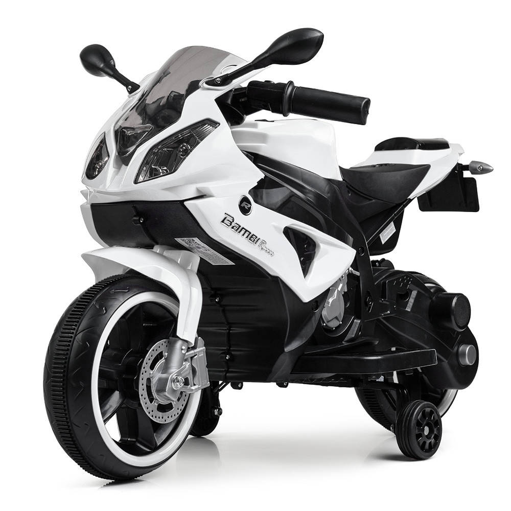 

Детский электромотоцикл Bambi M 4103 Белый (M 4103-1)