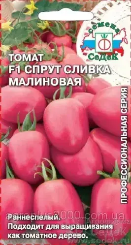 

Семена Томат черри Спрут F1 Сливка малиновая 0,03 грамма Седек