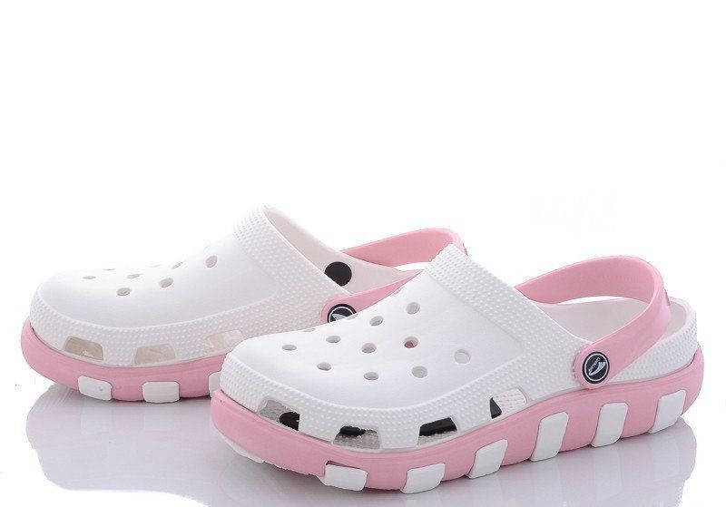 

Сабо женские Luck Crocs Кроксы (белые), Белый
