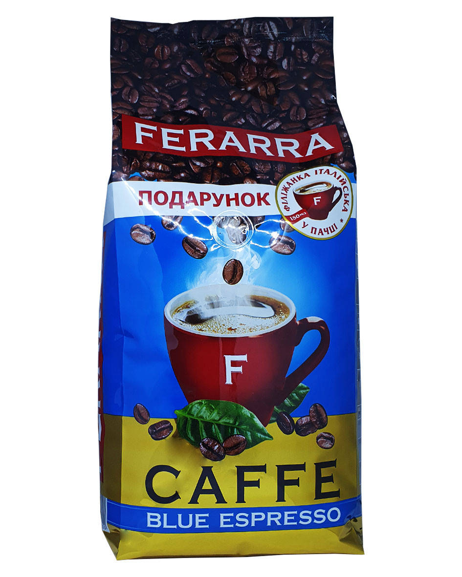 

Кава в зернах Ferarra Caffe Blue Espresso 1 кг (54215)
