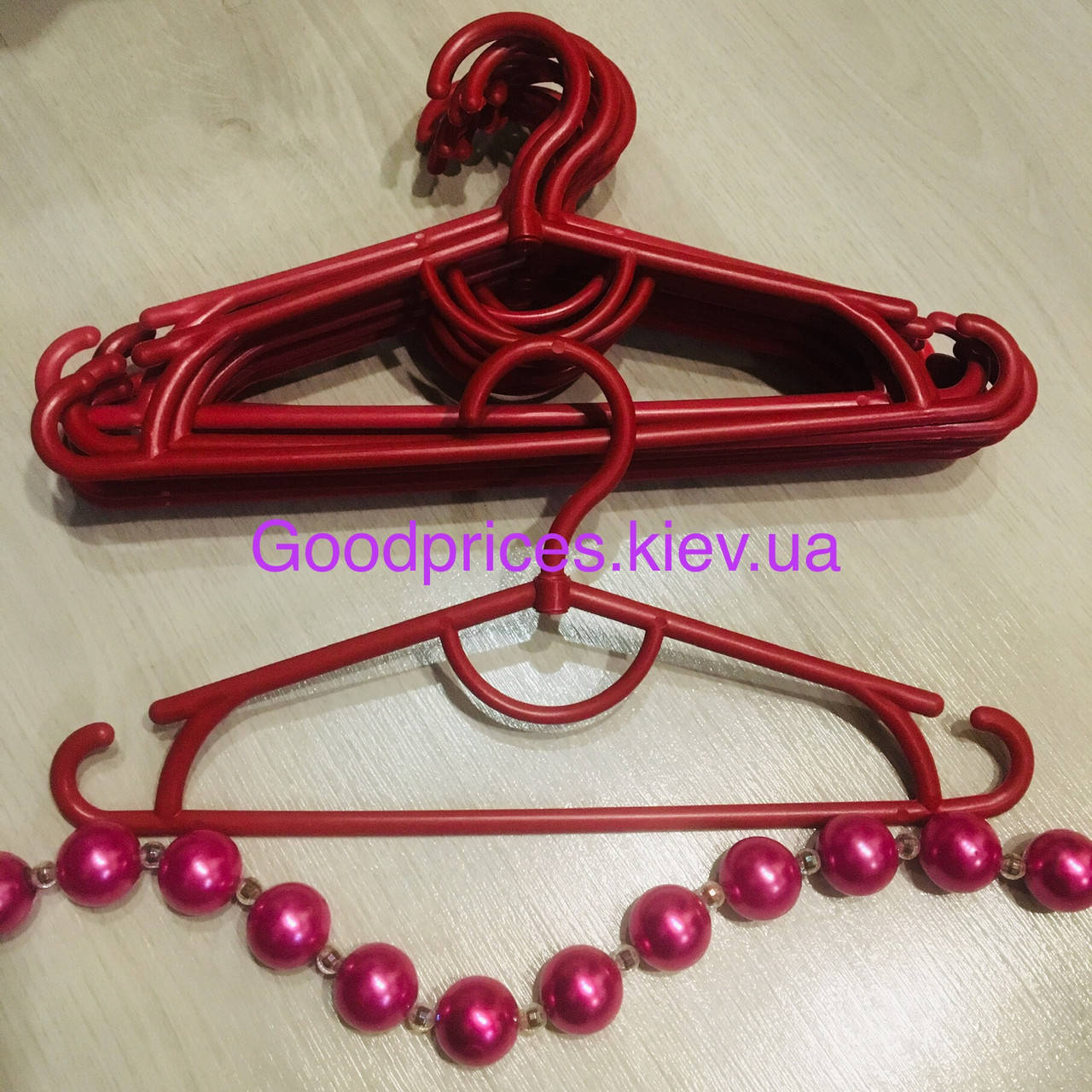

Вешалки плечики для детской одежды, Красный