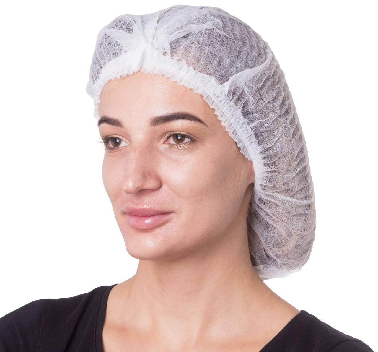 

Шапочки одуванчик, белые 2 резинки (10 шт./уп.) SanGig, Белый