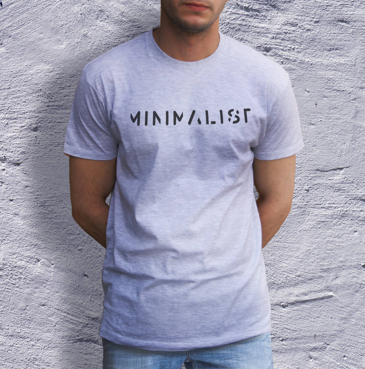 

Популярная мужская футболка с надписью МИНИМАЛИСТ