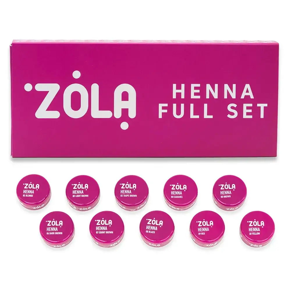 

Zola Набір хни Henna Full Set 10 шт. по 2,5 г