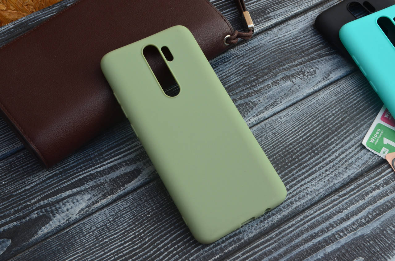 

Силиконовый чехол для Xiaomi Redmi Note 8 Pro Оливковый(хаки)