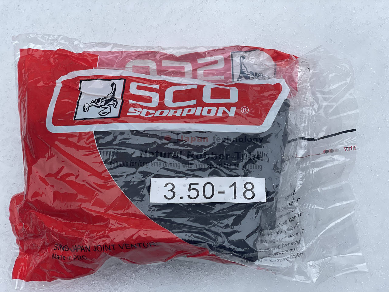 

Камера 3.50-18 Scorpion, Тайвань