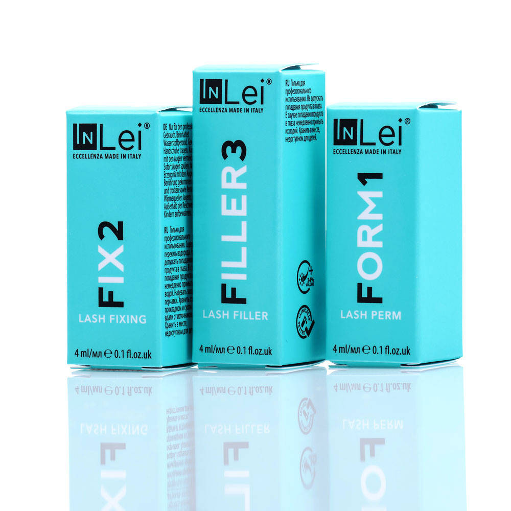 

Набор составов In Lei №123 в баночке 4 ml для ламинирования ресниц и бровей