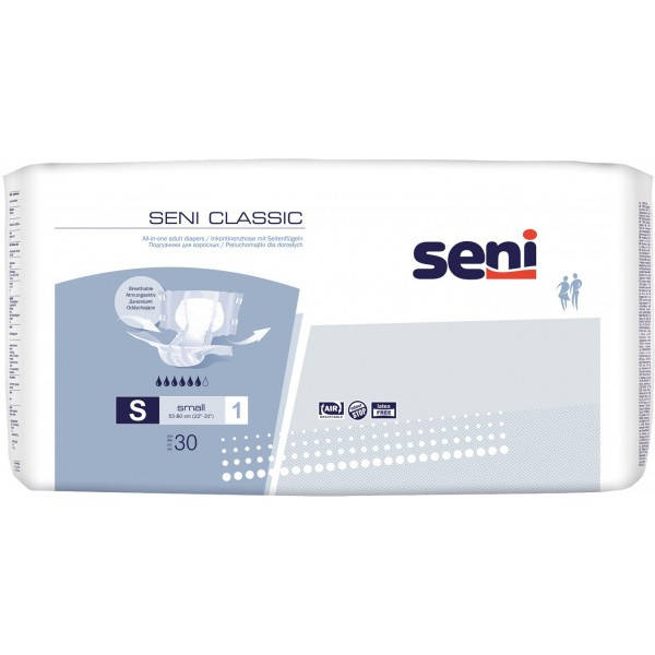

Подгузники для взрослых Seni Classic small S, 30 шт