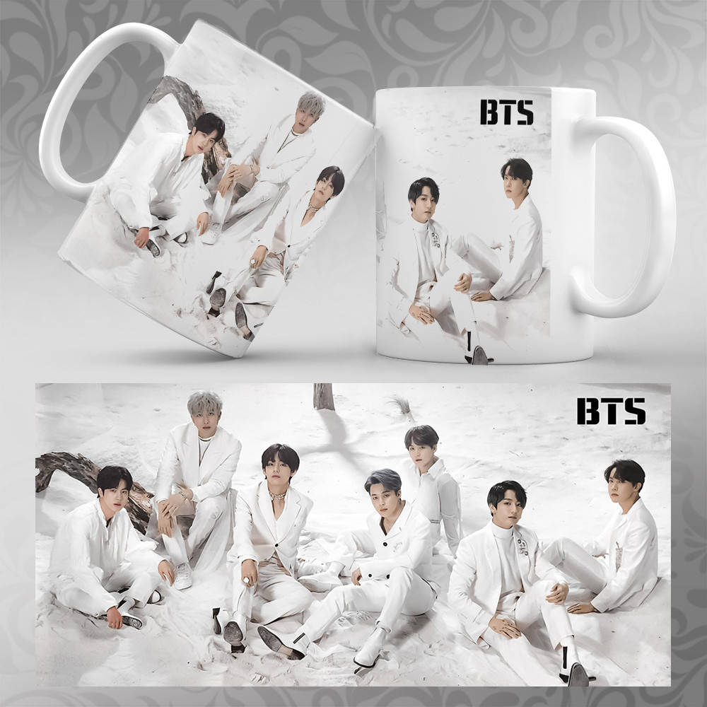 

Чашка K-Pop BTS 566, Белый