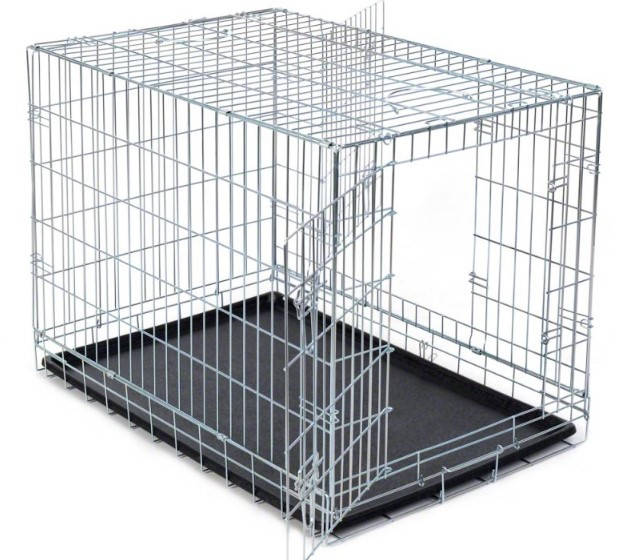 

Клетка-переноска для собак металлическая. Вольер. 93х62х69 см. Пр-во Германия