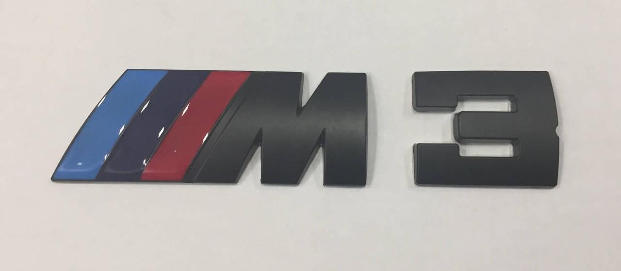 

Эмблема кузова и багажника BMW M3 чёрная
