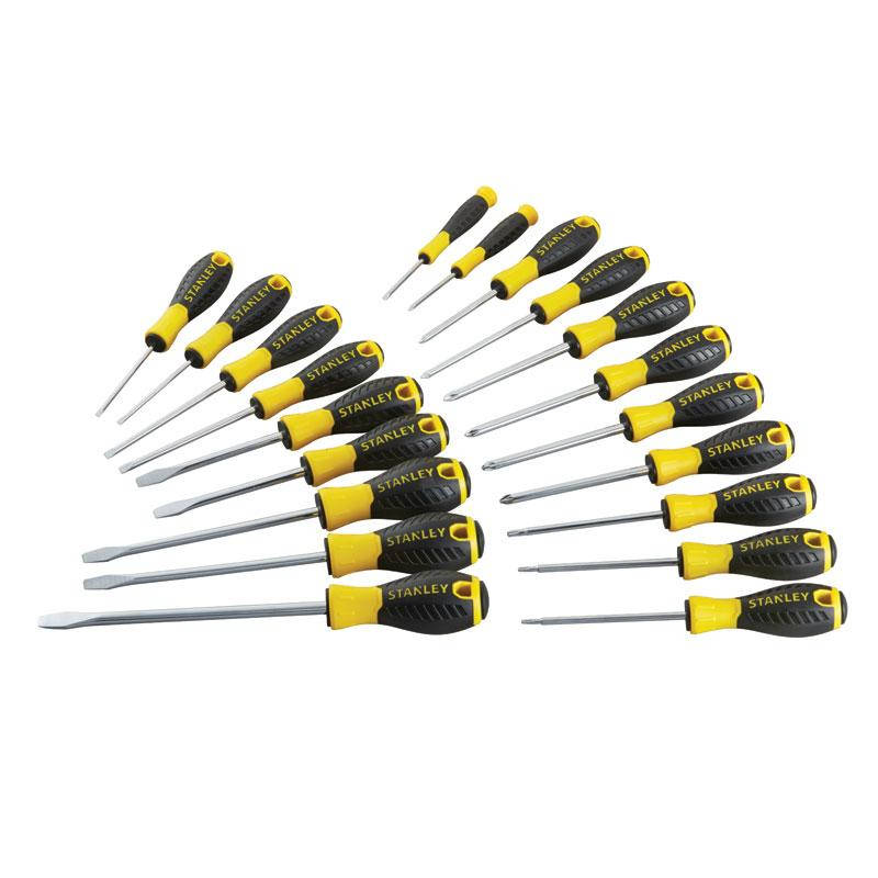 

Набор отверток STANLEY "ESSENTIAL", 20 ед: PH0, PZ1, SL, Torx STHT0-60213