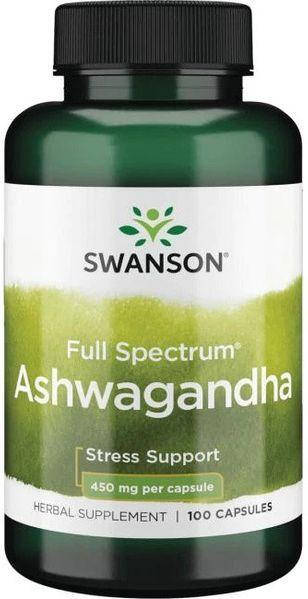 

Ашвагандха Аюреведический адаптоген Swanson, ashwagandha, 450 мг, 100 капсул