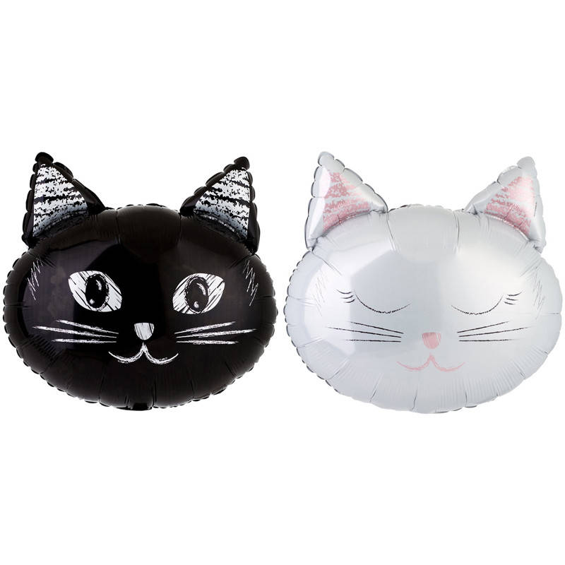 

Фольгированный шар фигура "Котики" Китай, Разные цвета