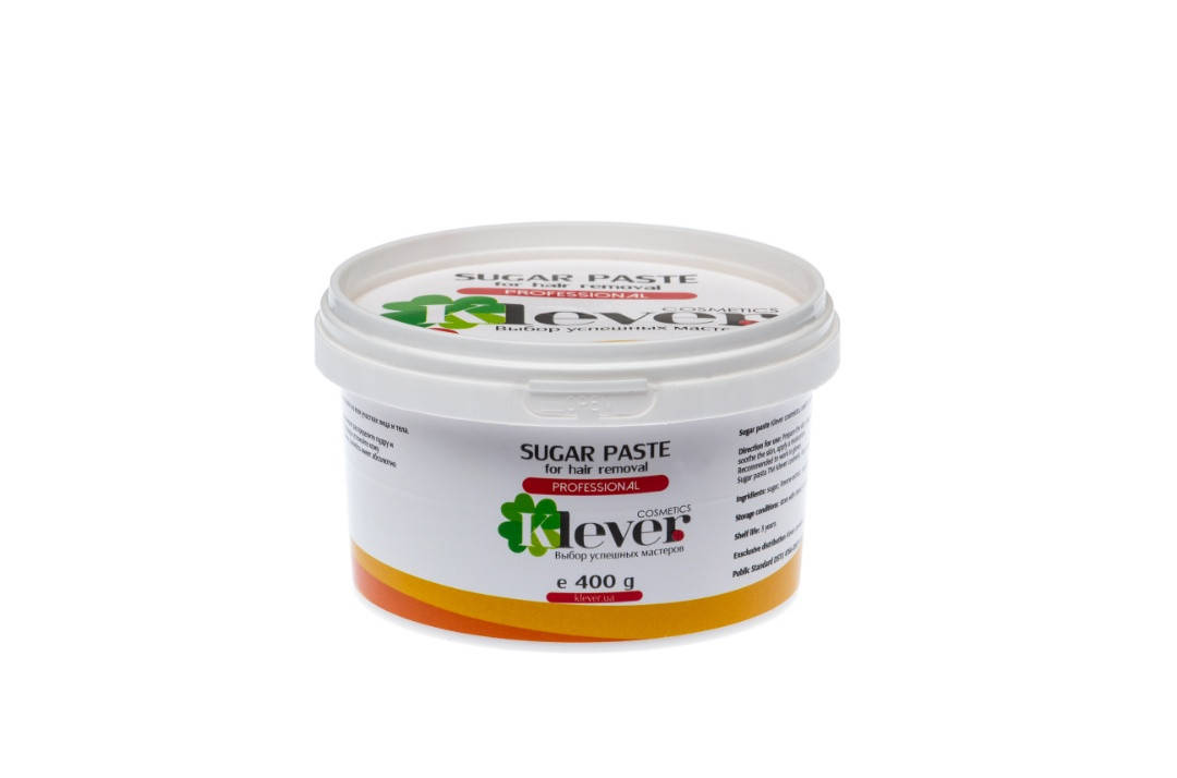 

Цукрова паста Klever cosmetics N4 normal (середня) 400 gr