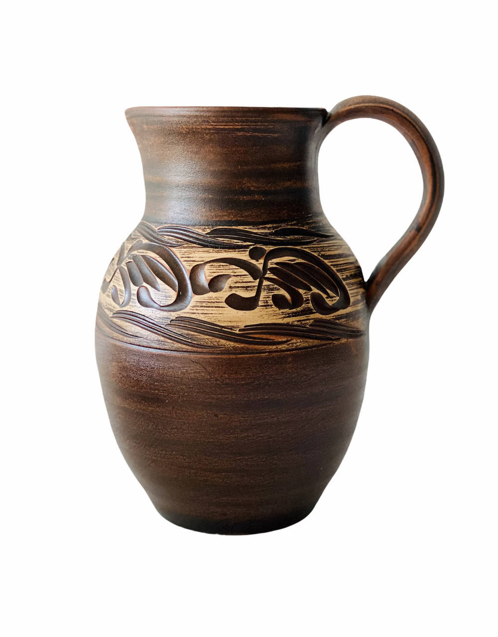 

Кувшин 1,2л из красной глины, Коричневый