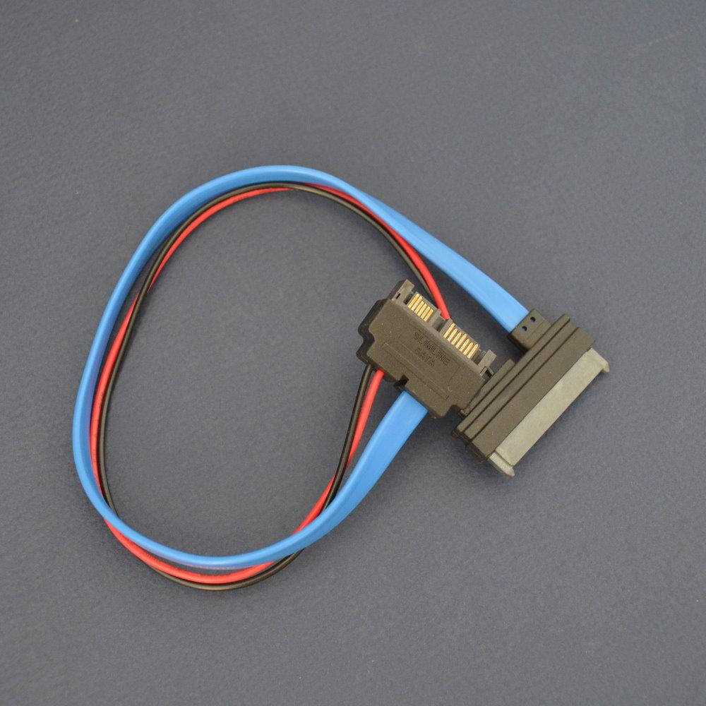 

Переходник питания SlimSATA Male 7+6 13pin to SATA Female 7+15 22pin, 5V 30см