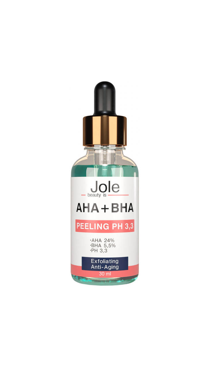 

Пилинг для лица Jole Peeling Complex с комплексом кислот AHA+BHA pH 3.0 30 мл
