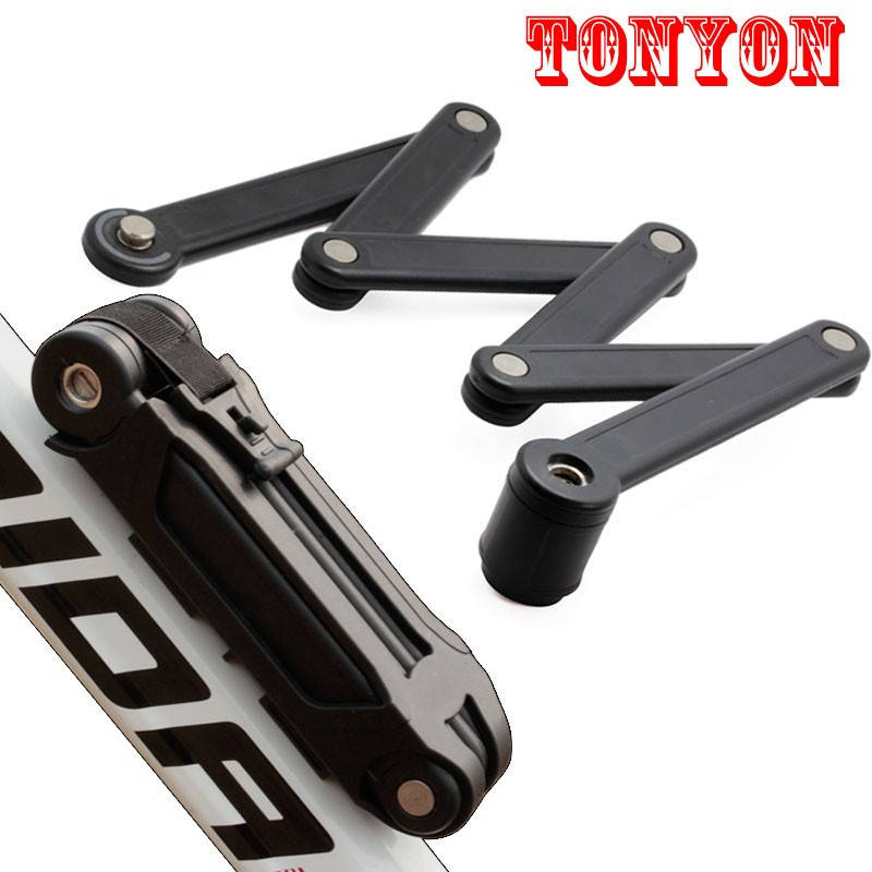 

Велозамок противоугонный секционный ленточный TONYON TY3853-B под ключ (шесть секций)