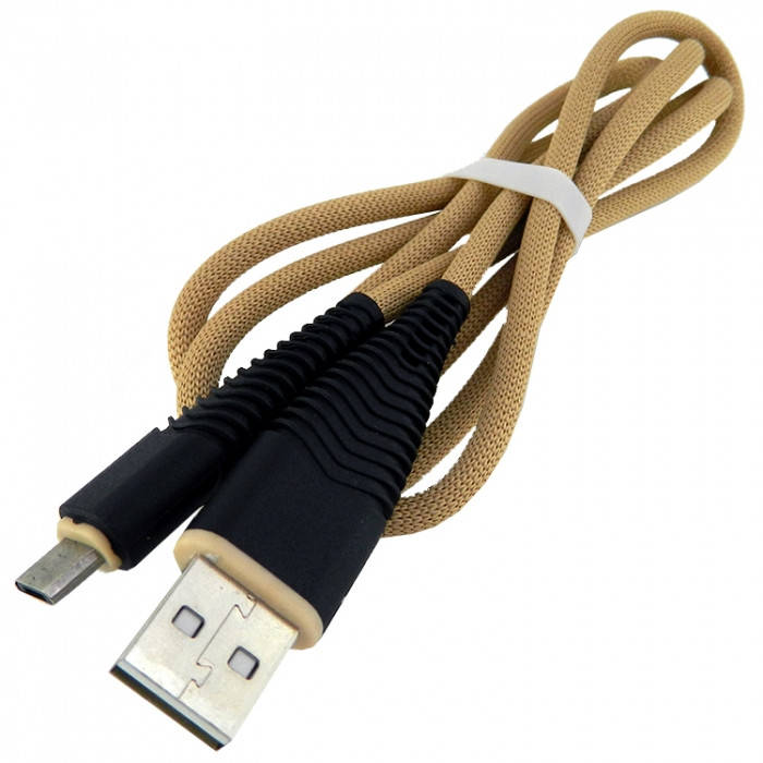 

Дата кабель micro USB to USB Walker C550 Gold