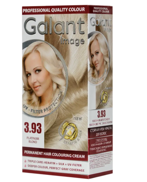 

Стойкая крем-краска для волос Galant Image № 3.93 "Платиновый блонд"