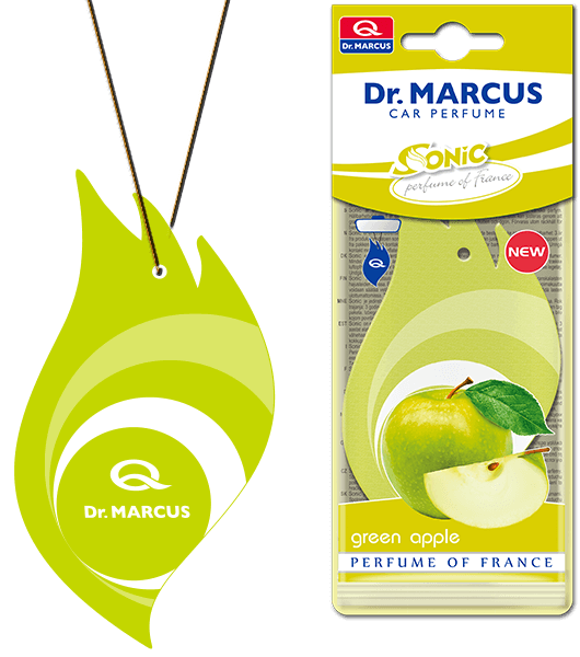 

Автоосвежитель Dr. Marcus Sonic - Green apple, Ароматизатор автомобильный (Пахучка в салон авто)