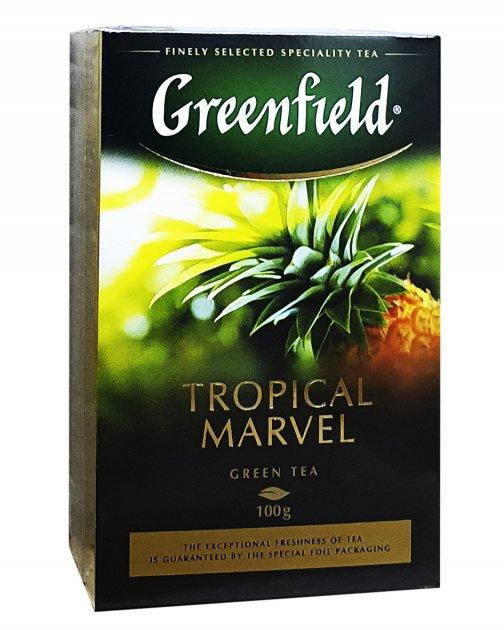 

Чай зеленый с имбирем и ананасом Greenfield Tropical Marvel 100 грамм