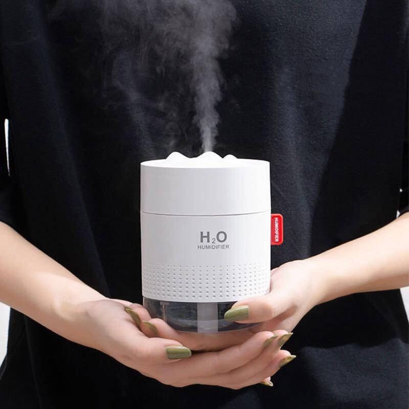 

Ультразвуковой увлажнитель воздуха 500 мл с подсветкой Humidifier H2O / Бесшумный аромадиффузор