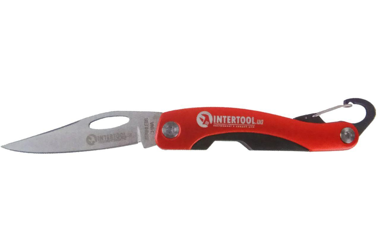 

Нож универсальный Intertool - 194 мм складной HT-0596, Красный